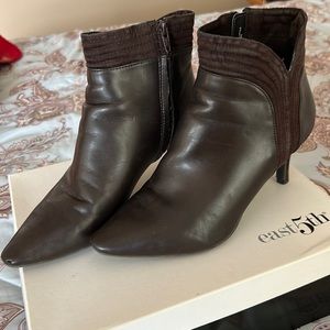 Brown ankle boots